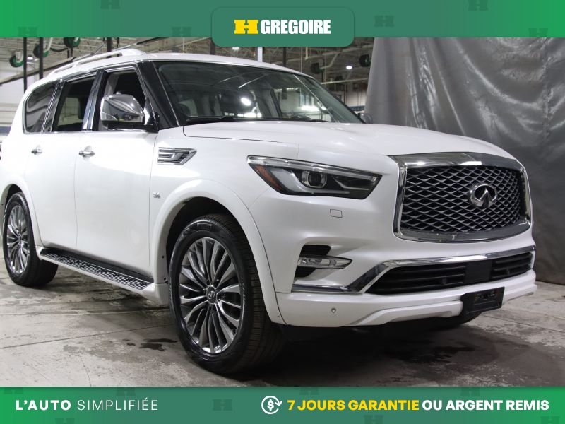 Infiniti QX80 LIMITED AWD AUTO A/C CUIR TOIT NAV GR ELECT MAGS C 2019 Blanc