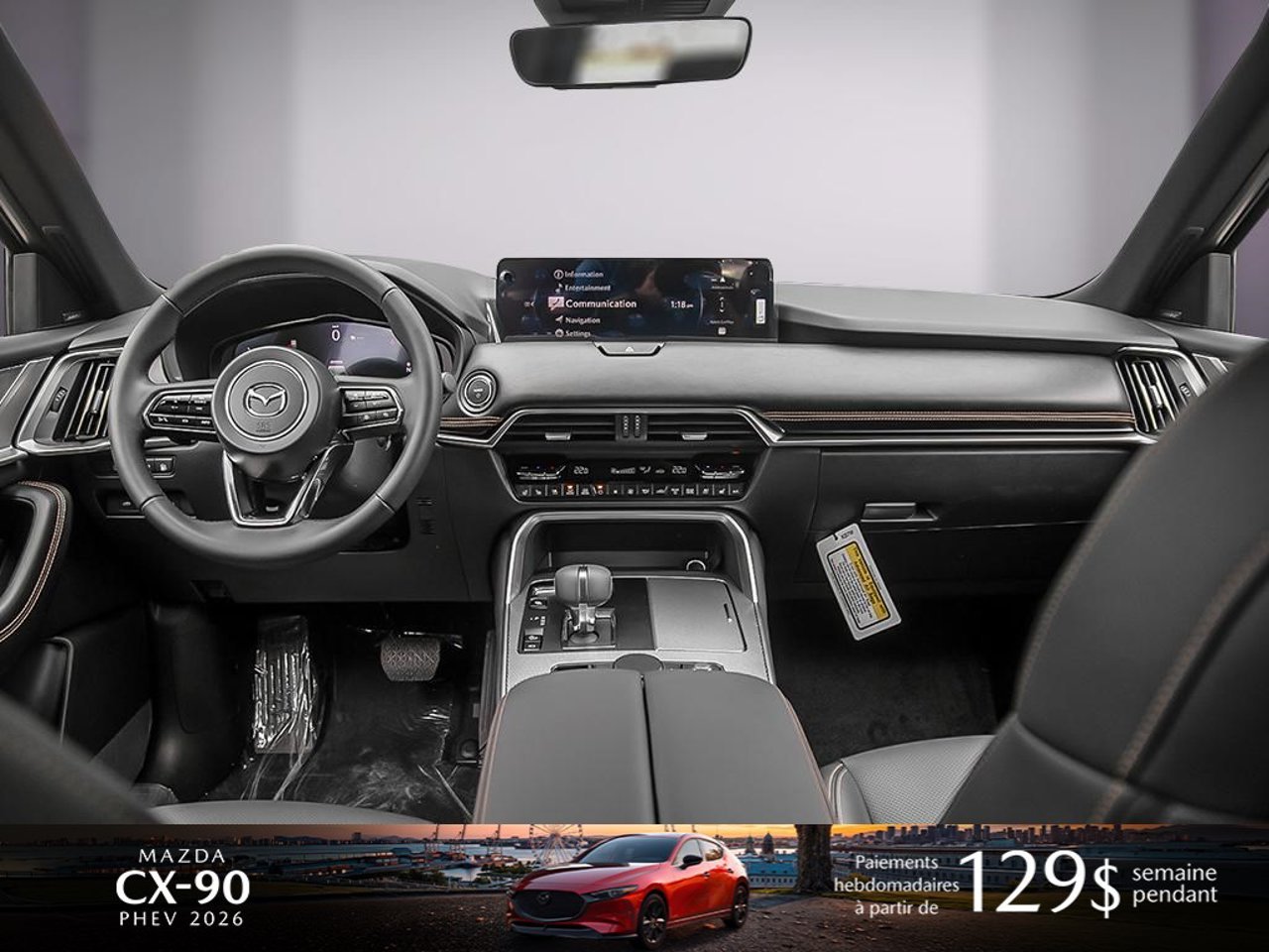2026 Mazda CX-90 PHEV JM3KKDHA0T1401576 Jet Black Mica Mirabel - photo #21