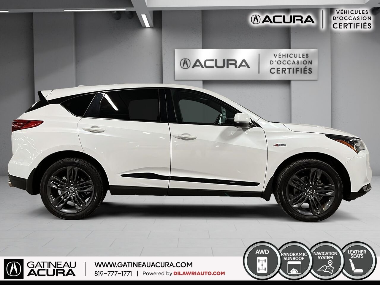 Acura RDX A-Spec SH-AWD 2023 Blanc Gatineau - photo #14