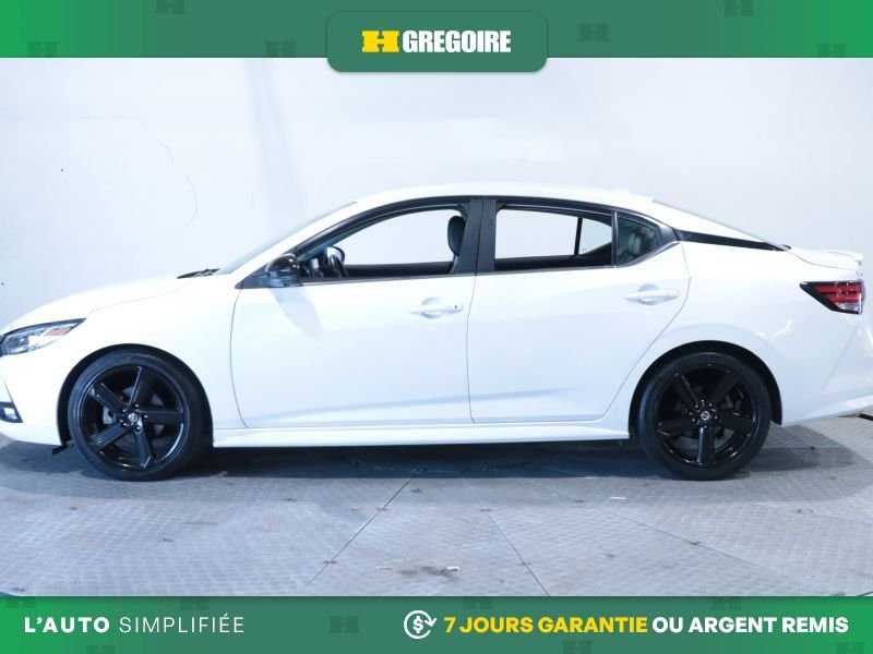 Nissan Sentra 822807 | SR AUTO A/C CUIR TOIT GR ELECT MAGS CAM RECUL BLUE 2021 Blanc Laval - photo #4