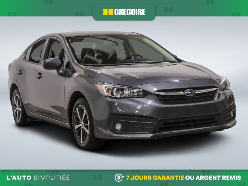 2021 Subaru Impreza Touring AWD MANUEL A/C GR ELECT MAGS CAM RECUL BL Grey