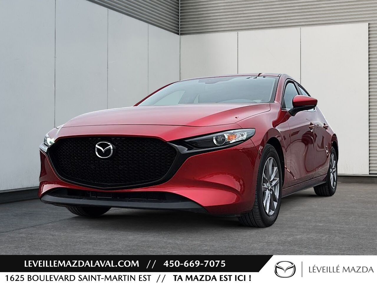 Red 2023 Mazda MAZDA3 Sport Hatchback Automatic