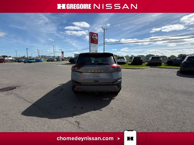Nissan Rogue CL7449 | SV Moonroof * AWD *Carplay * Bancs Chauffants 2023 Gris Laval - photo #8