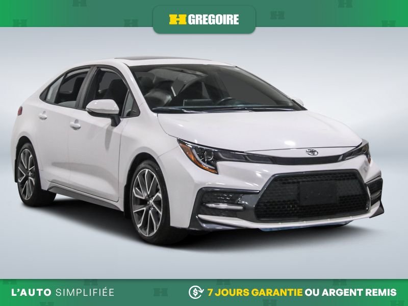 Toyota Corolla SE MANUEL AC MAGS GR ELECT CAM RECUL BLEUTOOTH 2021 Blanc