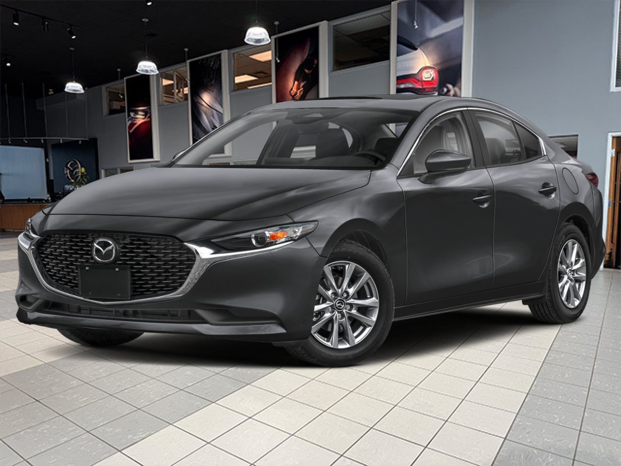 2026 MAZDA Mazda3 Machine Grey Metallic Notre-Dame-des-Prairies - photo #0