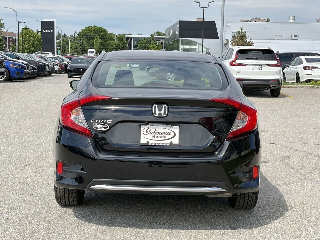 Honda Civic EX 2021 Noir Gatineau - photo #4