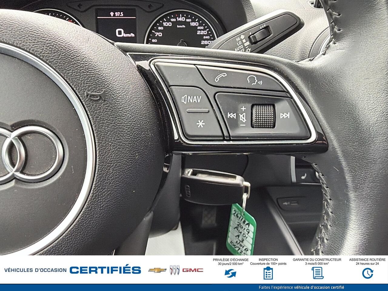 AUDI A3 Komfort 45 TFSI quattro 2019 Noir Montmagny - photo #12