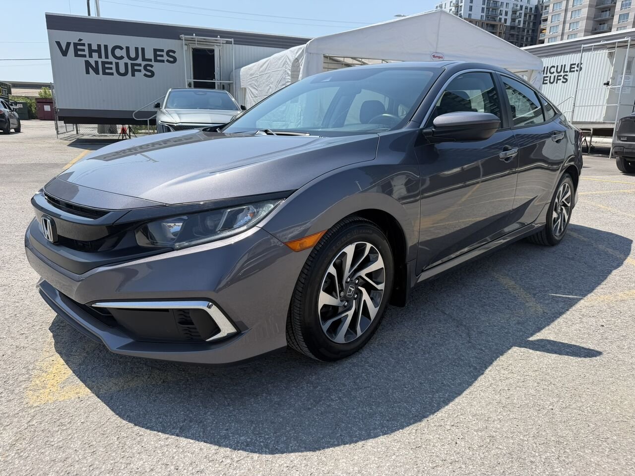 Honda Civic Berline EX AUTOMAITQUE 2019 Noir Laval - photo #0