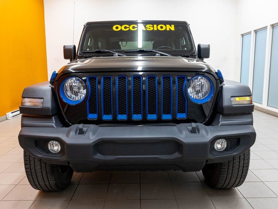Jeep Wrangler SPORT S 4X4 V6 *NAV* SIÈGES CHAUFF CARPLAY ALPINE 2021 Noir