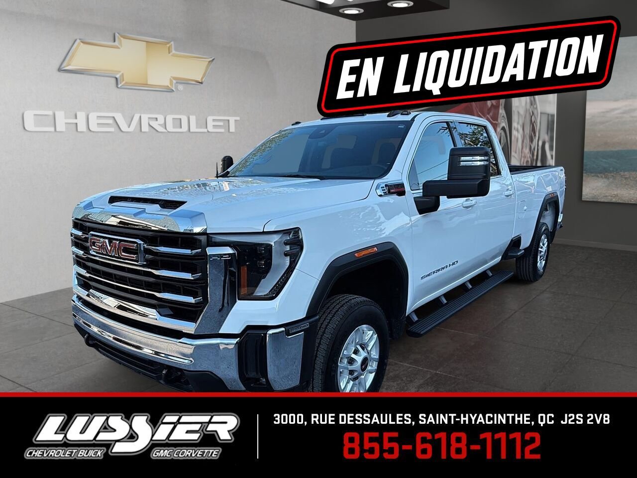 GMC SIERRA 2500HD SLE 2024 Blanc Saint-Hyacinthe - photo #0