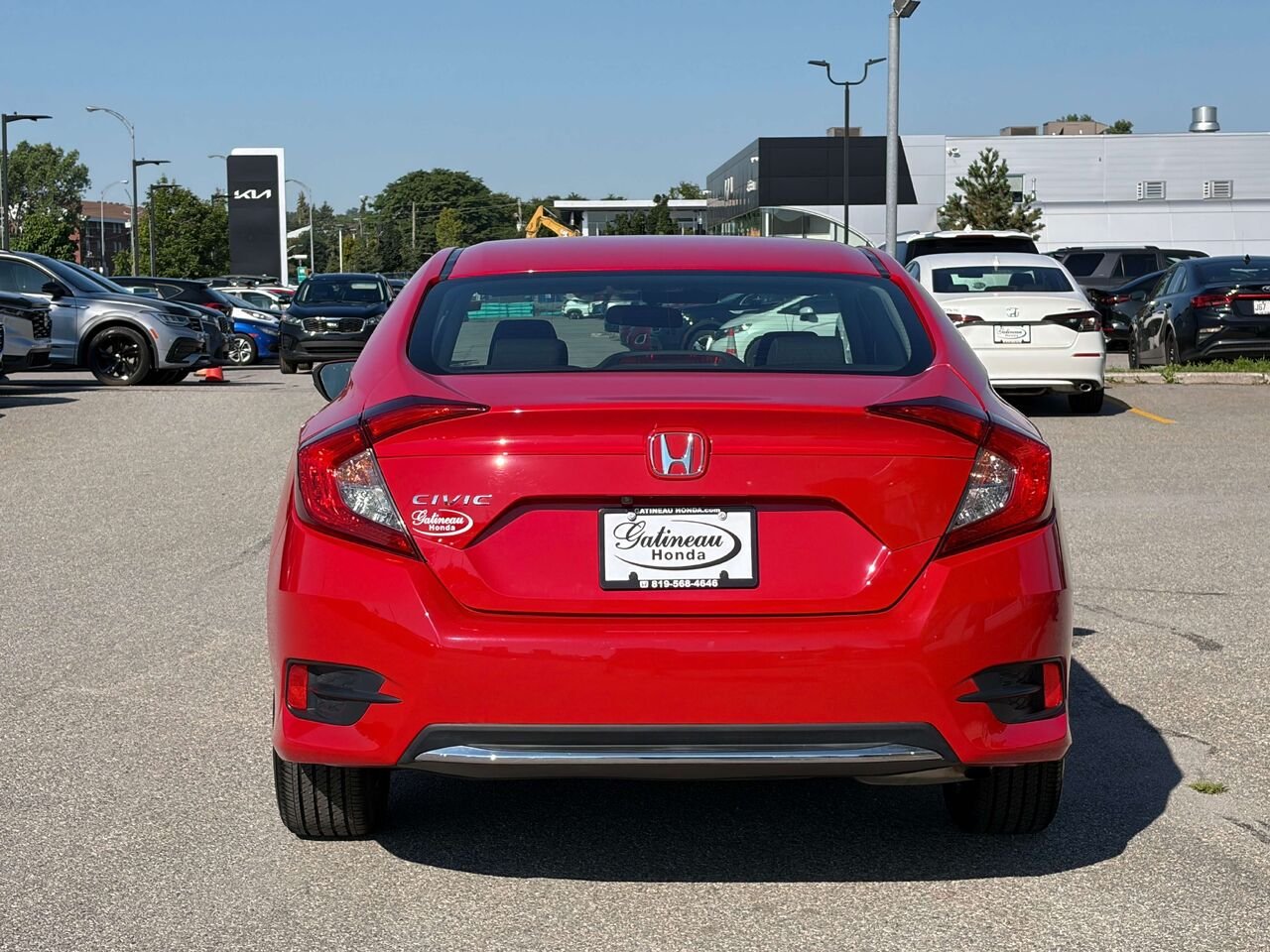 Honda Civic EX 2021 Rouge Gatineau - photo #4