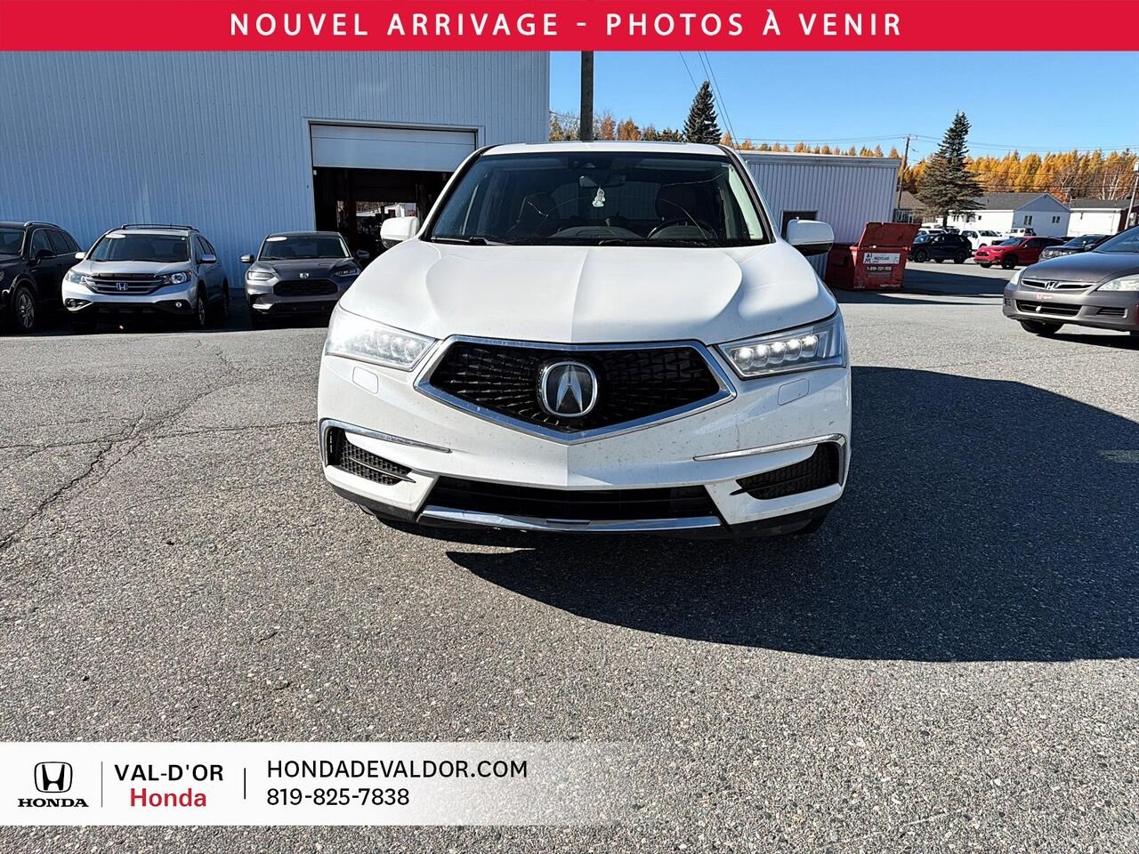Acura MDX Navi SH-AWD 2018 Blanc Val-d'Or - photo #1