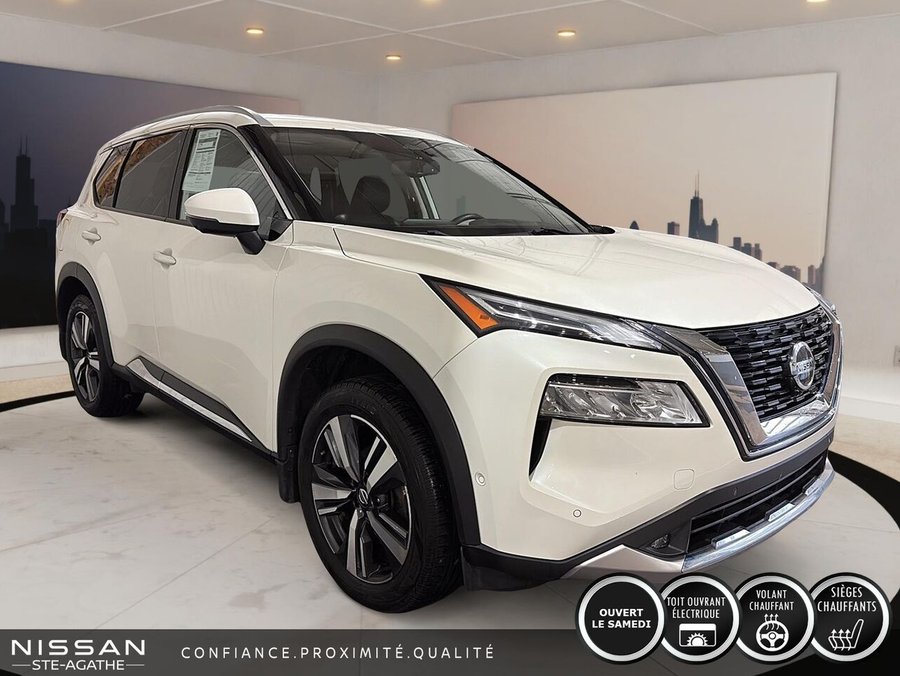Nissan Rogue TRACTION INTÉGRALE | TOIT OUVRANT PANORAMIQUE | CUIR | BOSE | UN SEUL PROPRIÉTAIRE 2021 Blanc