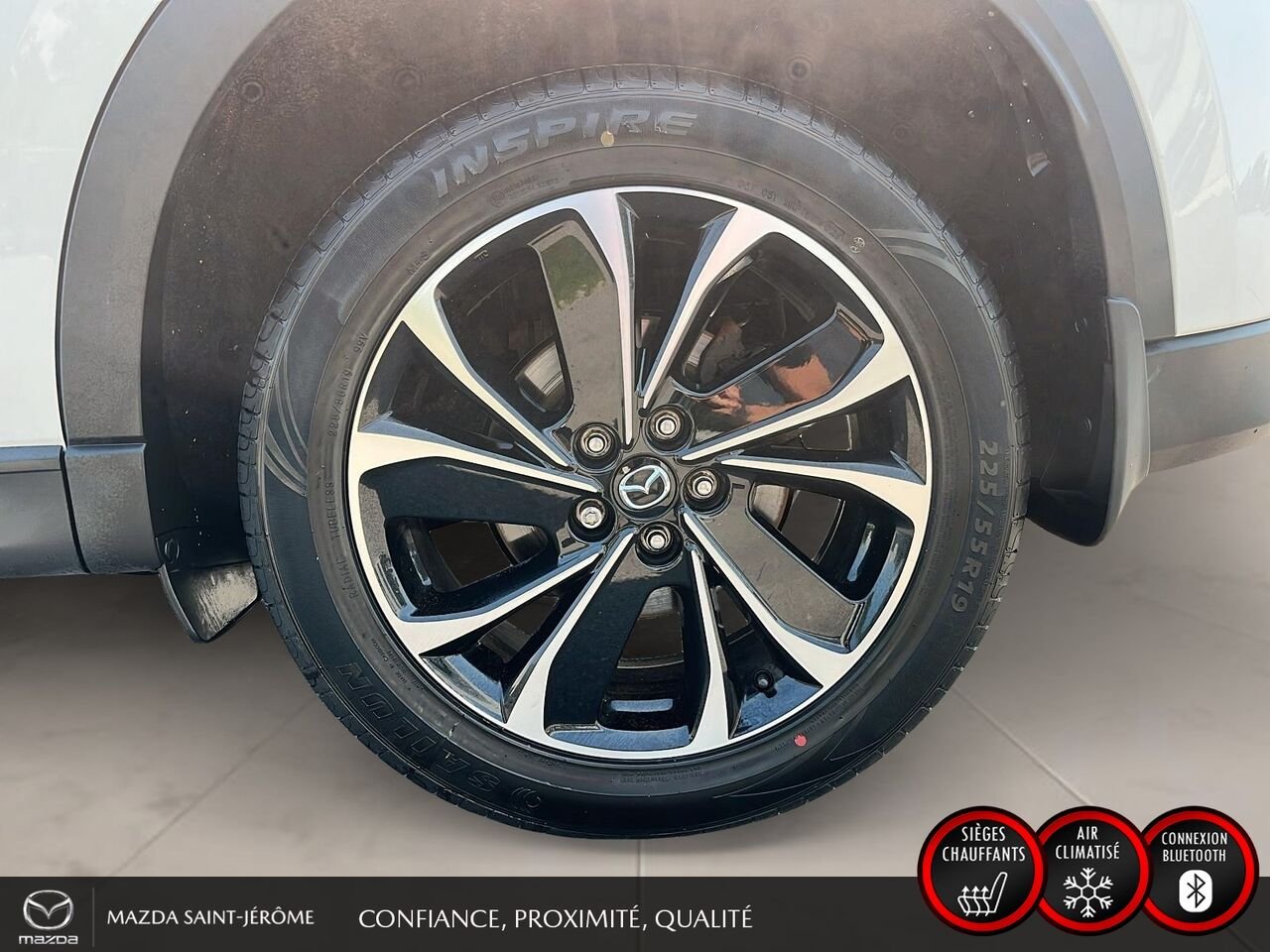 Mazda CX-5 GS LUXURY | TOIT OUVRANT | AWD | CUIR | 2023 Blanc Saint-Jérôme - photo #11