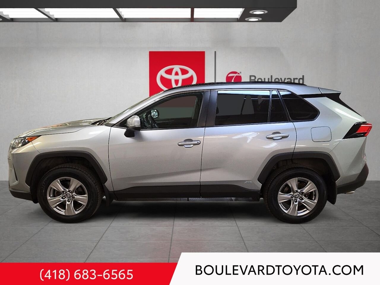 2022 Toyota RAV4 100292A-70 | HYBRIDE, LE, AWD Silver Québec - photo #5