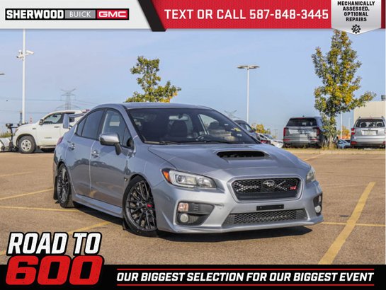2015 Subaru WRX STI Sport 2.5T 6 Speed AWD | Aftermarket Tein Coilovers Grey