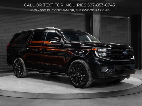 2025 Ford Expedition Platinum Max | Stealth Appearance Package | Panoramic Sunroof Black