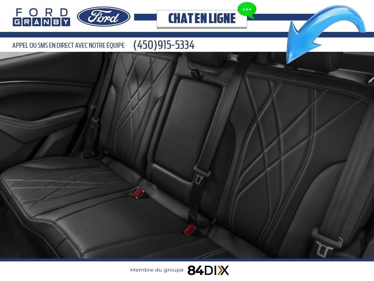 Ford Mustang Mach-E 2025 Blanc astral métallisé trois couches Granby - photo #6