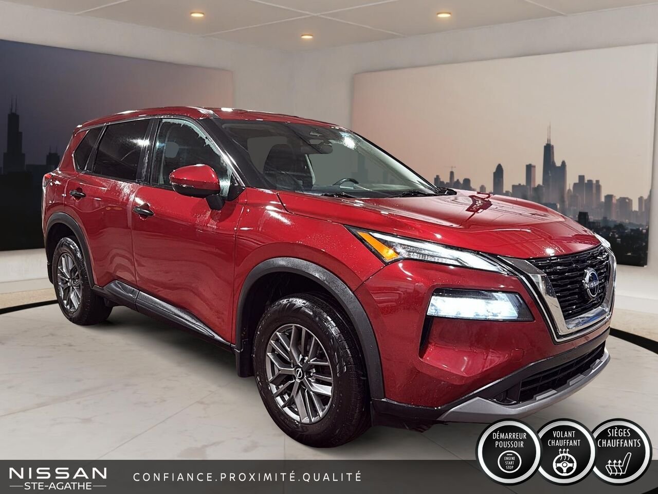 2022 Nissan Rogue S TI Red Saint-Jérôme - photo #2