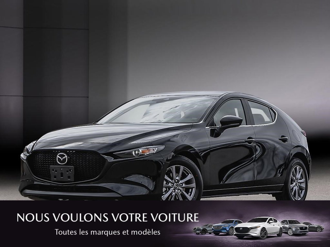 Mazda Mazda3 Sport JM1BPALL1T1888417 2026 Noir de jais mica Mirabel - photo #0