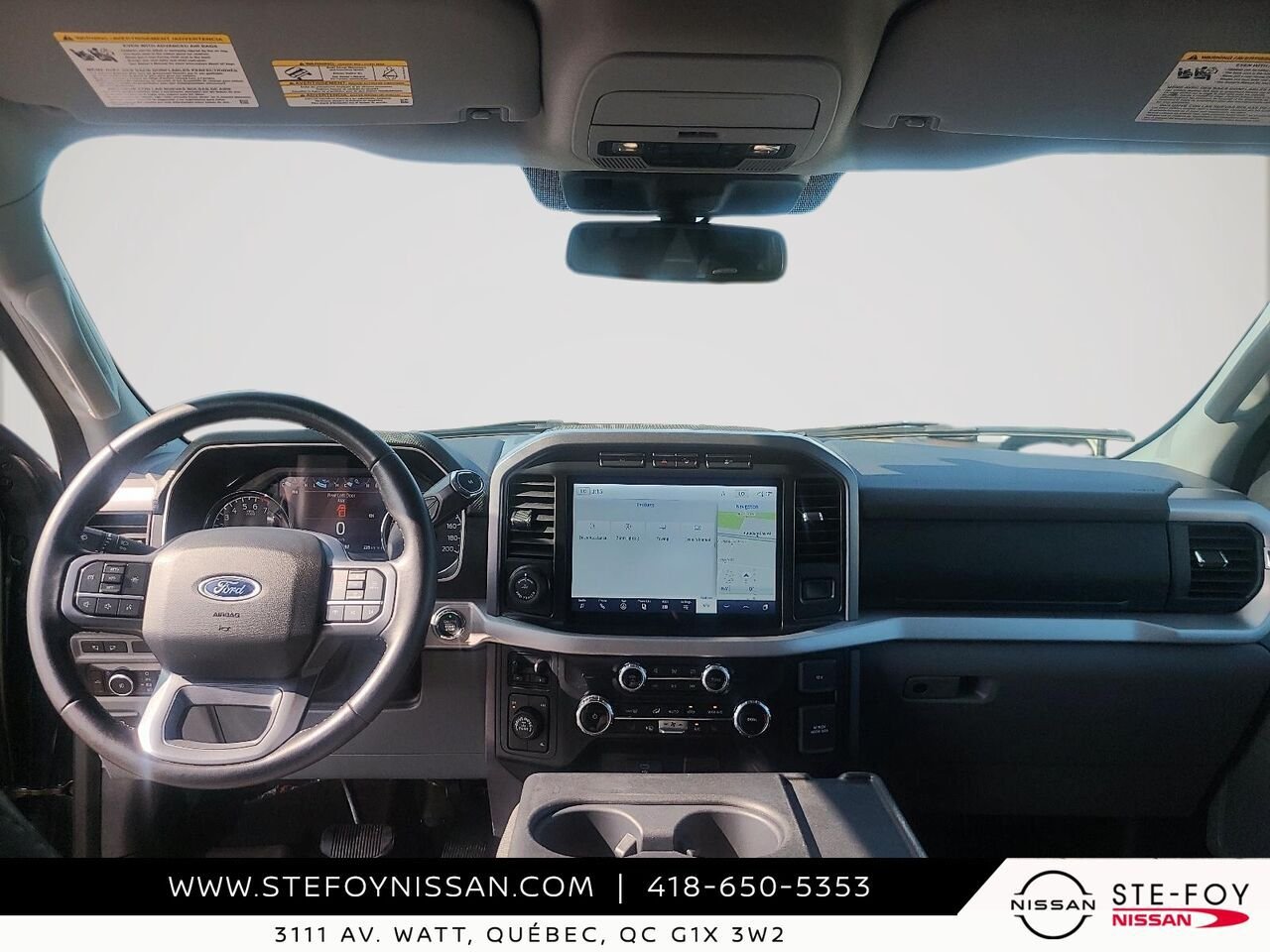 Ford F-150 XLT SUPER CREW 2023 Noir Ste-Foy - photo #8