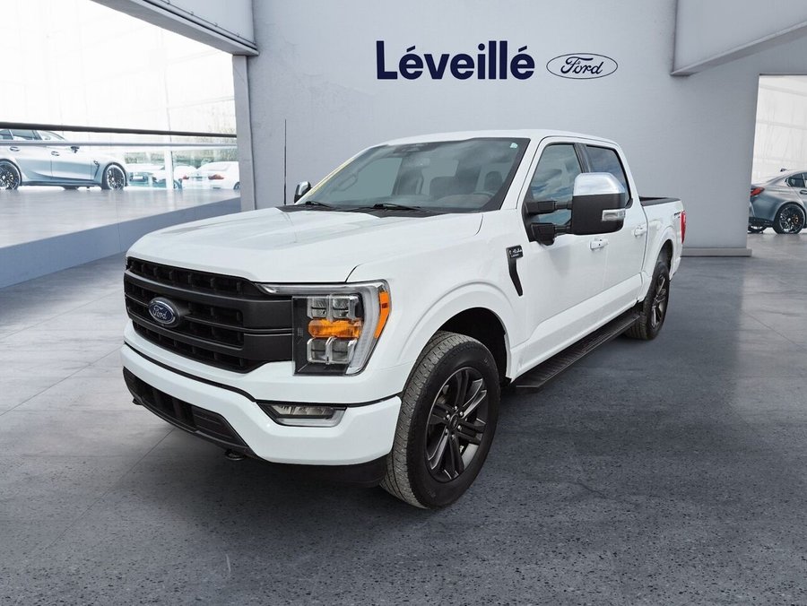 2022 Ford F-150 LARIAT 3.5L ** SPORT ** TOIT PANO ** 20P ** GROS MIRROIRS ** 5,5 pi White