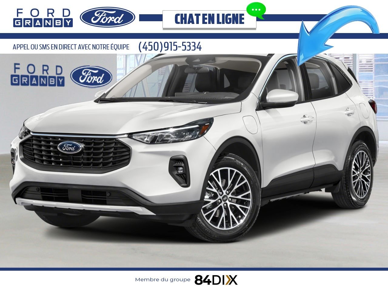 Ford Escape 2025 Noir agate métallisé Granby - photo #0