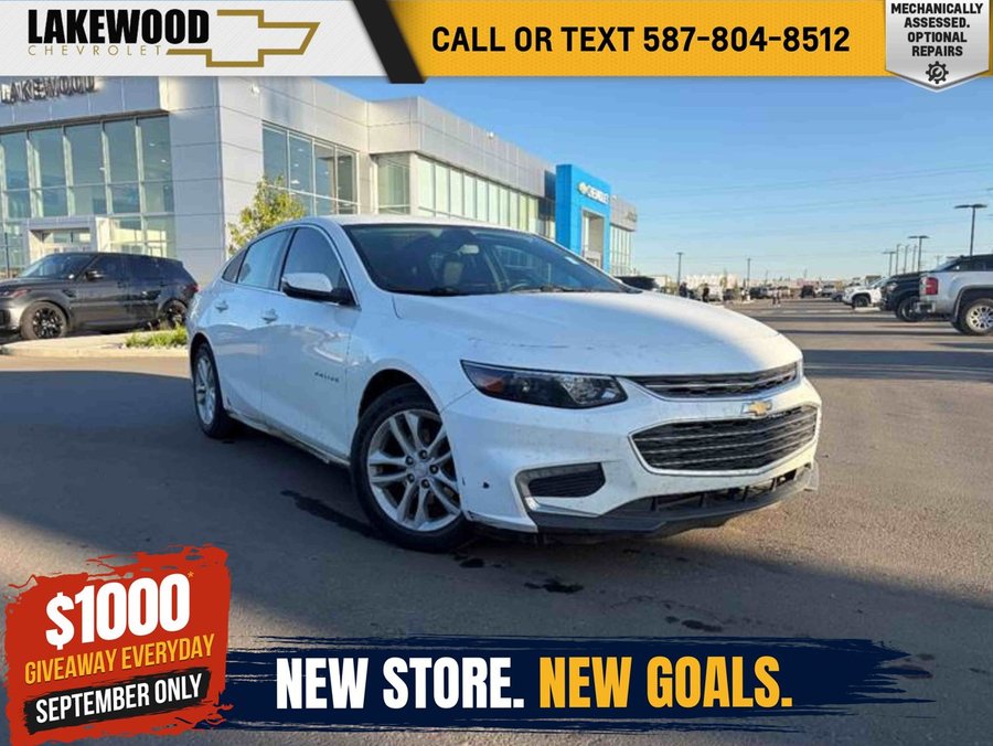 2017 Chevrolet Malibu LT 1.5T | Bucket Seats White