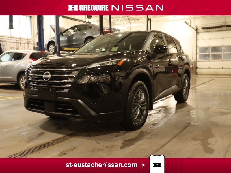 2024 Nissan Rogue S AWD DEM. A DISTANCE APPLE CARPLAY SIEGES CHAUFAN Black
