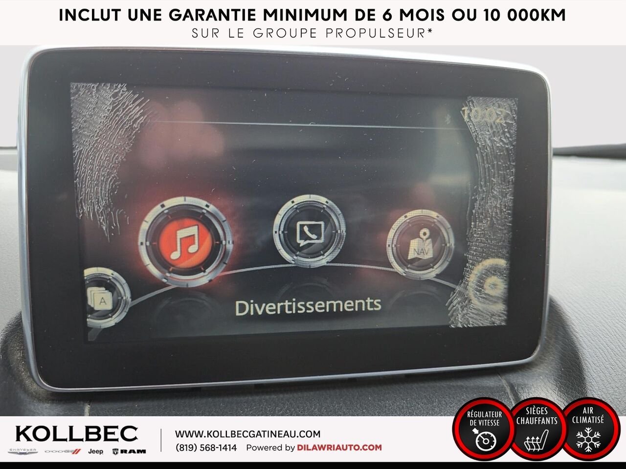 2016 Mazda CX-3 26102 | Traction avant 4 portes GS Red Gatineau - photo #7