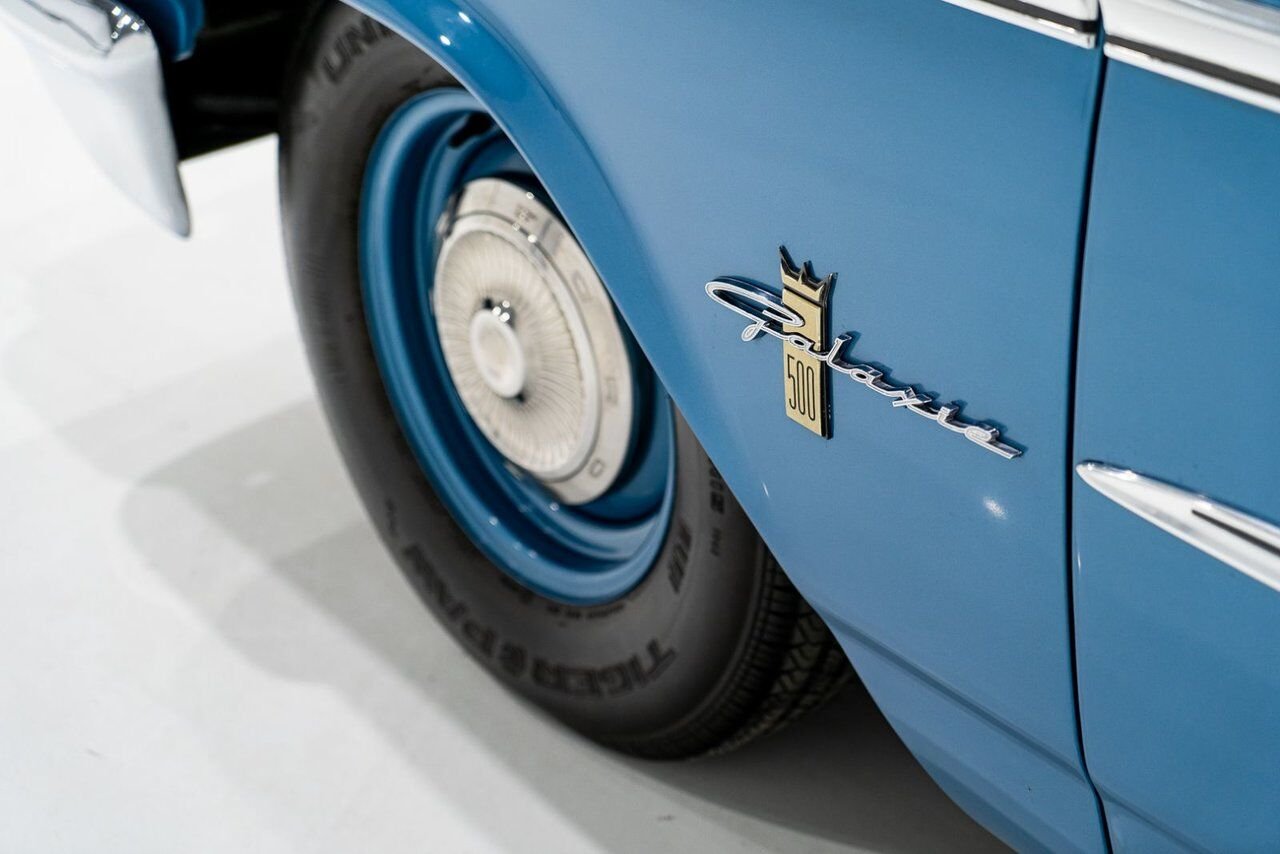 1963 Ford Galaxie 500 *PRIX EN USD* 406 Cu In TriPower 4-Speed Convertible Blue Montreal - photo #5