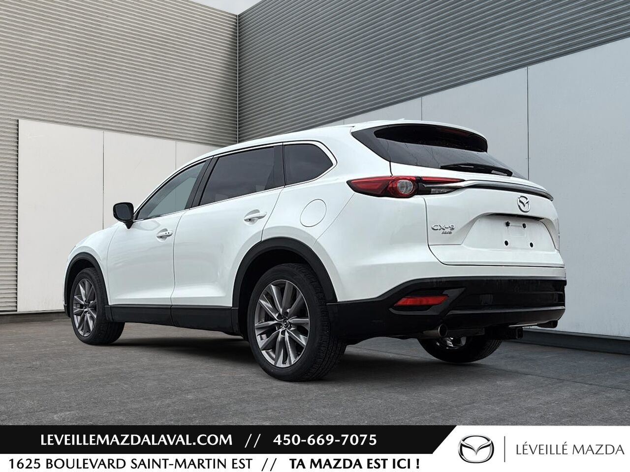 2022 Mazda CX-9 GS LUXE TI White Laval - photo #6