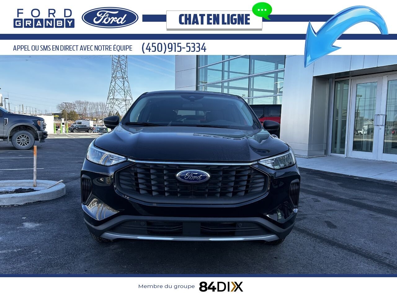 2025 Ford Escape Agate Black Metallic Granby - photo #7