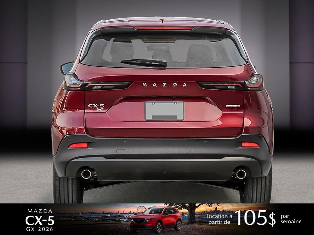 Mazda CX-5 JM3KMAHA5T0168017 2026 Rouge vibrant cristal métallisé Mirabel - photo #4