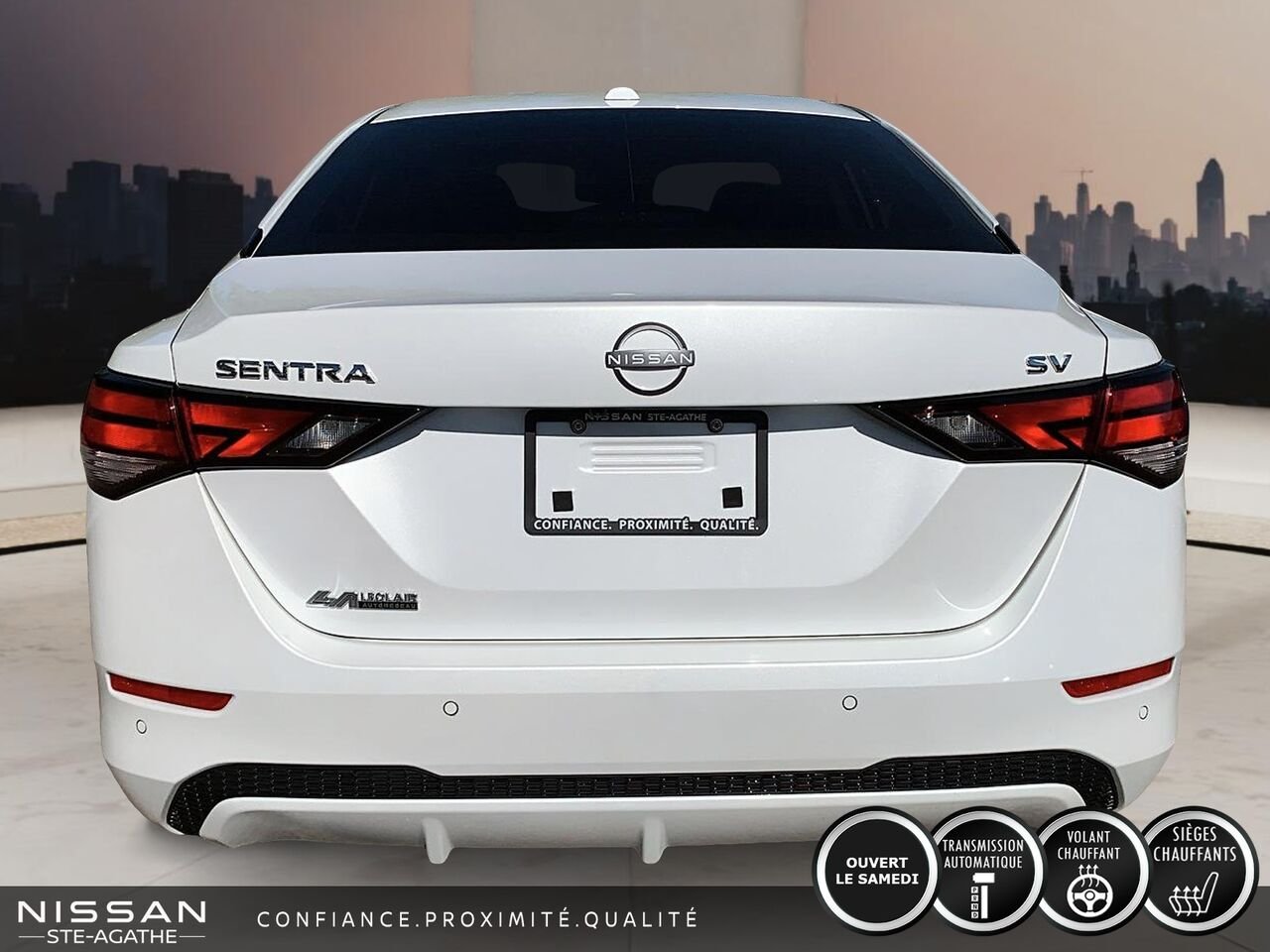 Nissan Sentra SV | CARPLAY | 2024 Blanc Saint-Jérôme - photo #3