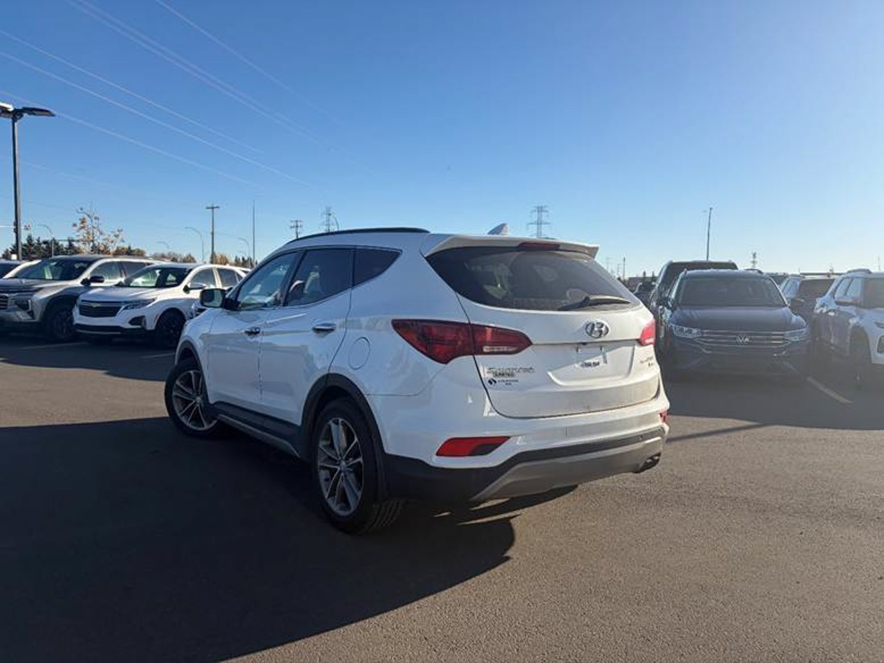 2017 Hyundai Santa Fe Sport AWD 4dr 2.0T Limited White Sherwood Park - photo #3