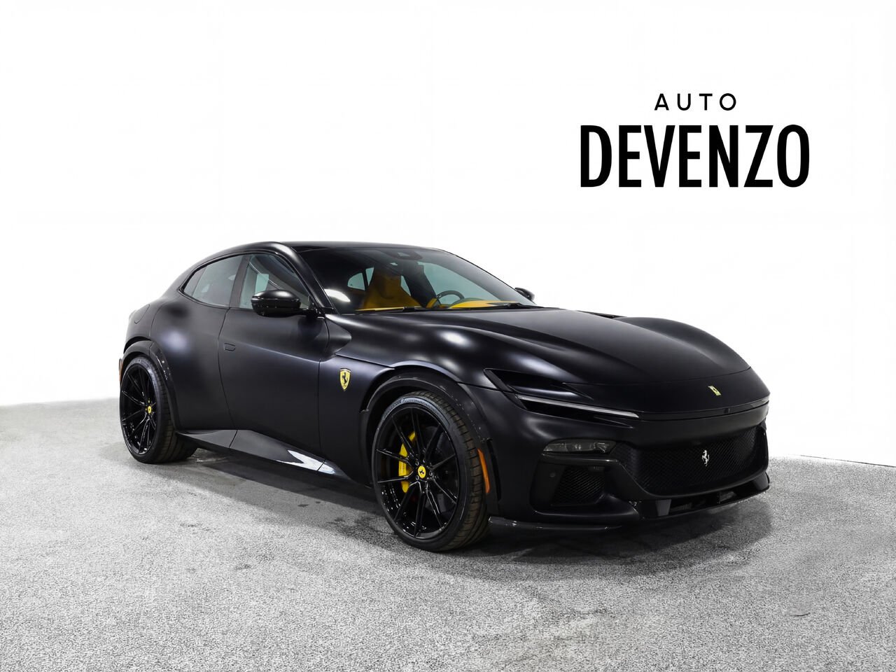 2026 Ferrari Purosangue V12 725HP *** FULL CAR SATIN PPF *** Black Saint-Eustache - photo #1
