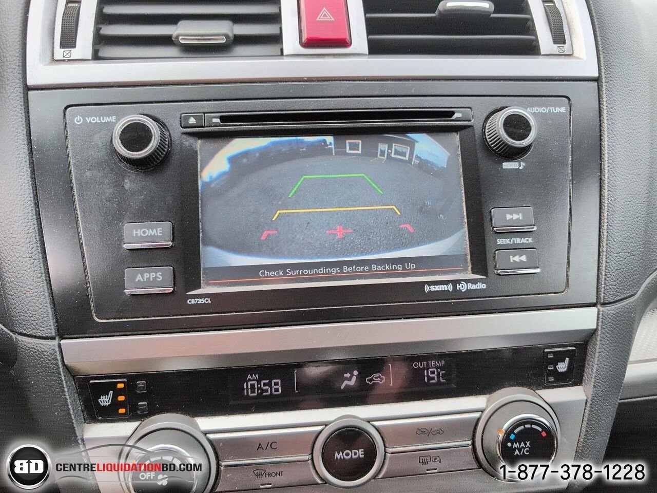 Subaru Outback Familiale CVT 5 portes 2.5i PZEV | BD0411 2016 Blanc Granby - photo #21