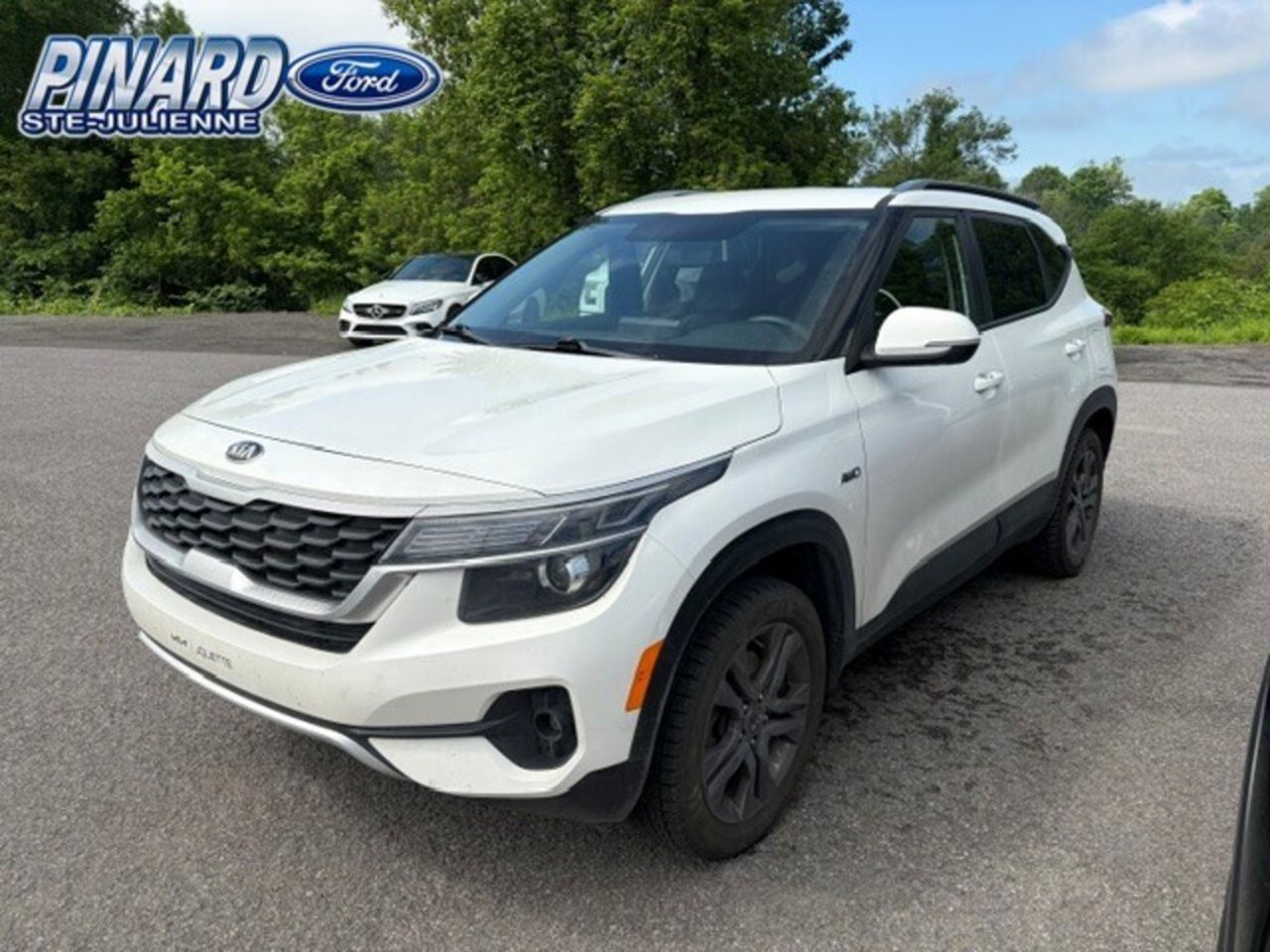 Kia Seltos 2021 Blanc Sainte-Julienne - photo #0
