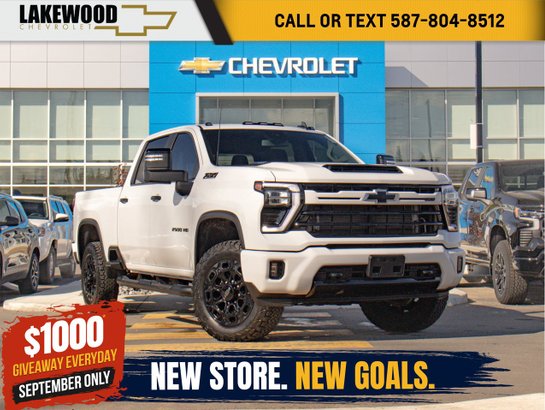 2024 Chevrolet Silverado 2500HD LT Z71 Sport Edition 6.6L Duramax | Heated Leather Bucket Seats White