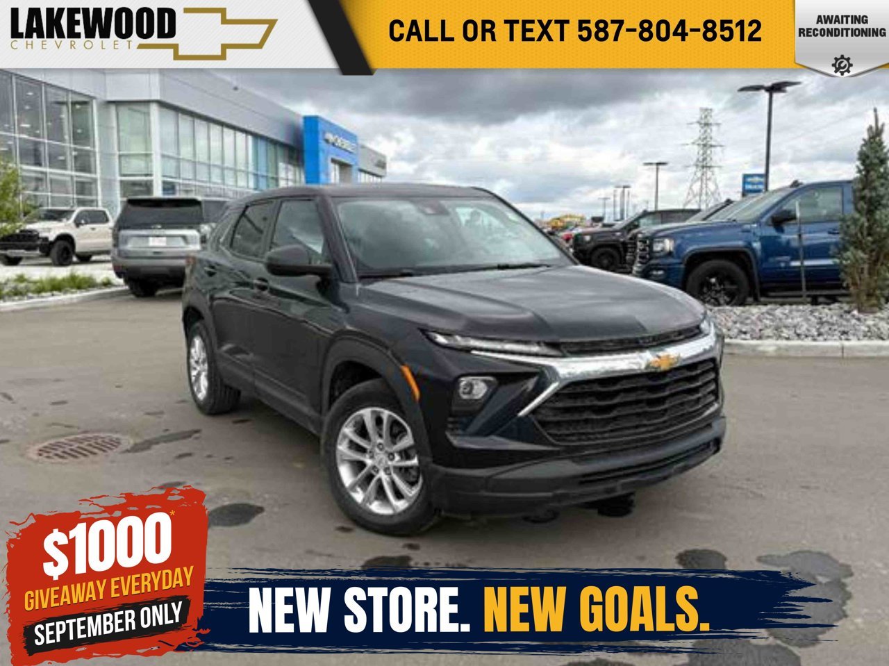 2024 Chevrolet Trailblazer AWD 4dr LS Black Sherwood Park - photo #0