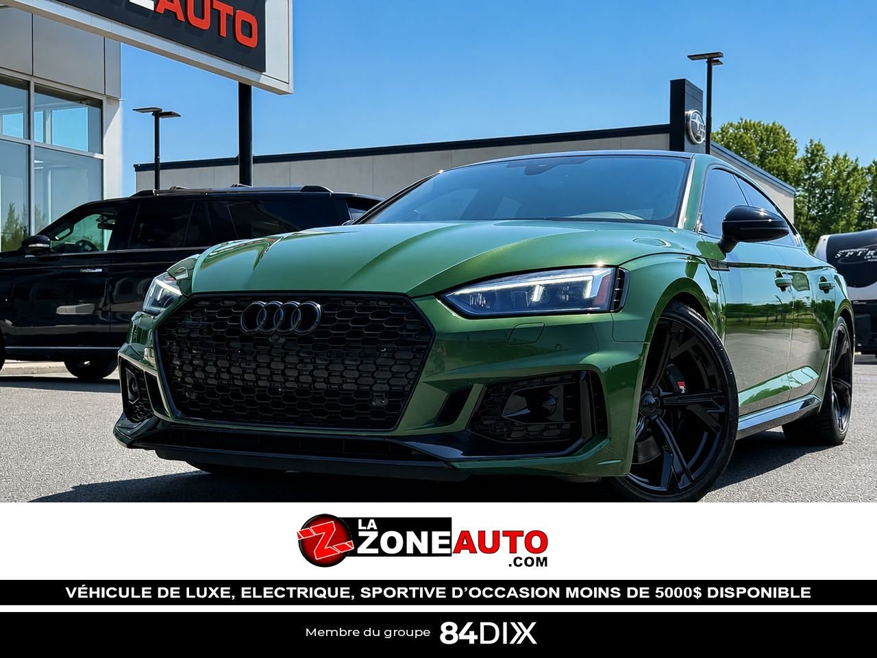 Audi RS 5 Sportback 2019 Vert Granby - photo #0