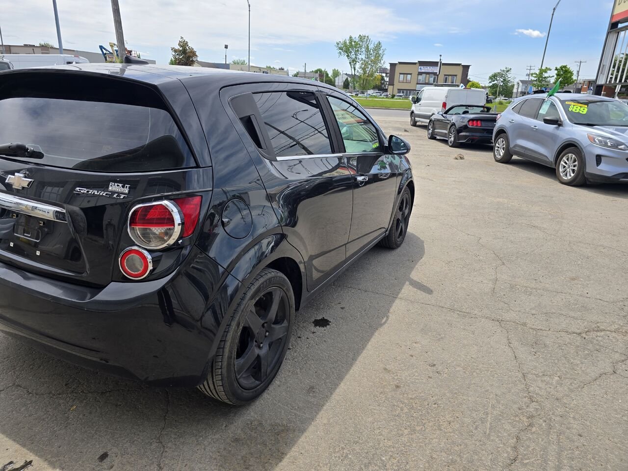 2014 Chevrolet Sonic Black  - photo #4