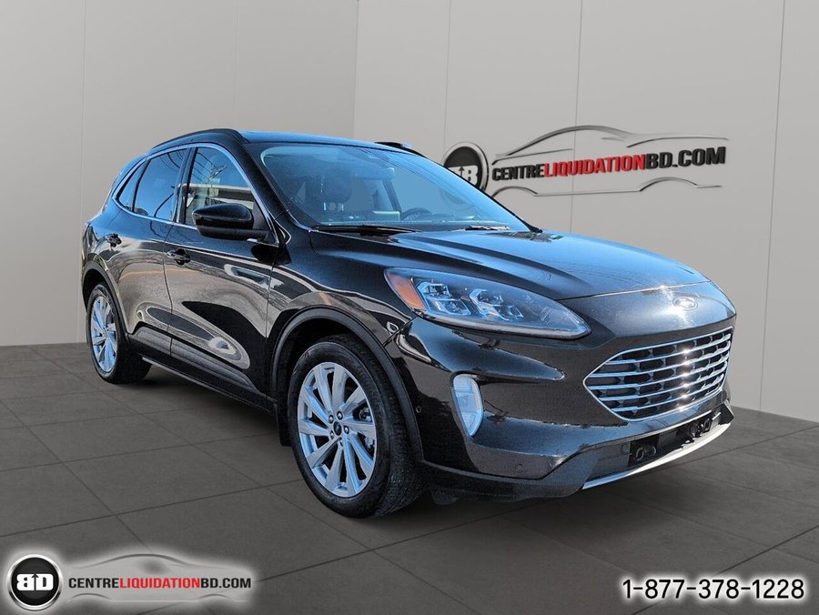 2022 Ford Escape Titanium hybride TI Black