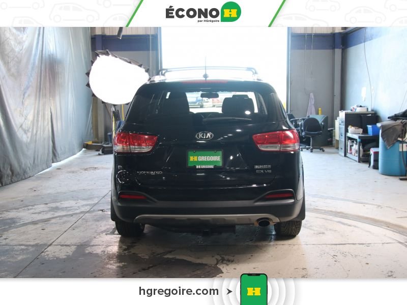 Kia Sorento 821570 | 3.3L EX+ AWC 7 PASSAGERS CUIR CAMÉRA MAGS 2016 Noir Laval - photo #5