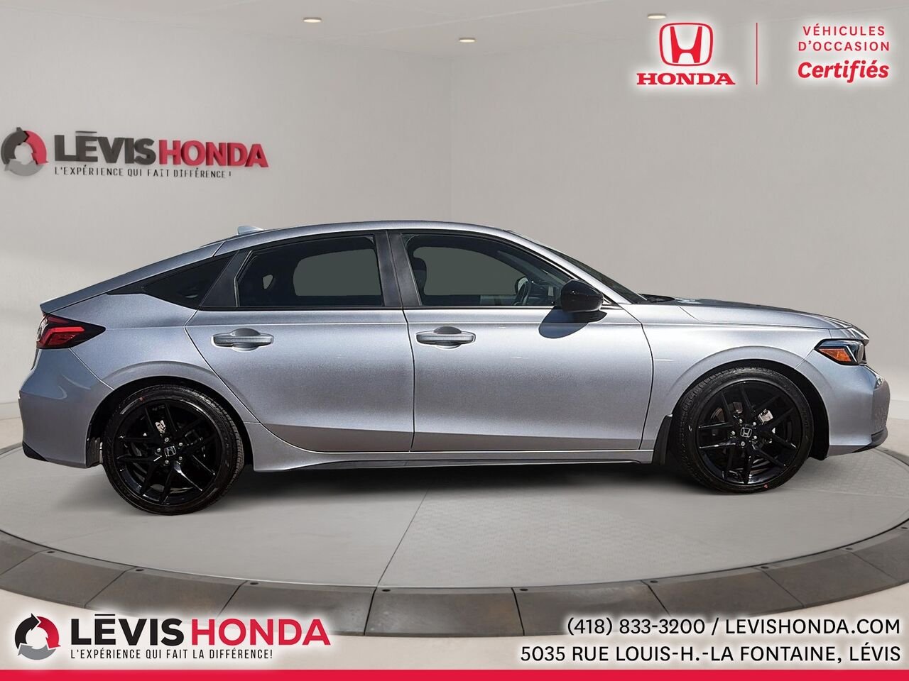 2026 Honda Civic Hayon Sport Sport CVT Silver Lévis - photo #6