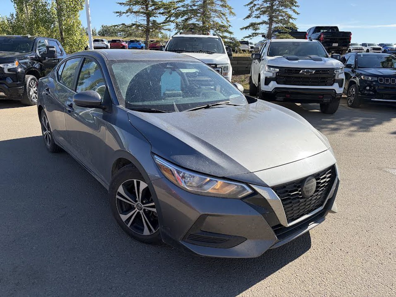 2023 Nissan Sentra SV CVT Grey Sherwood Park - photo #1