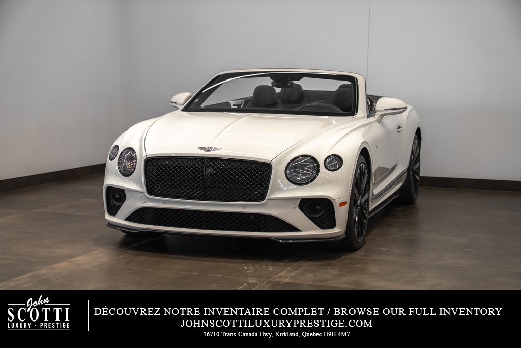 Bentley Continental GT Speed Convertible 2022 Blanc Kirkland - photo #0