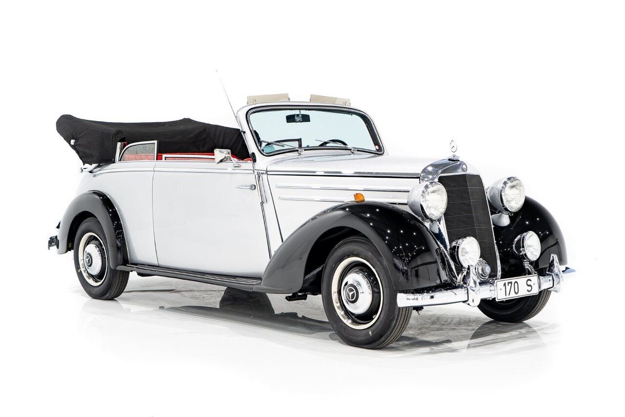 Mercedes-Benz 170S Cabriolet B Wonderfully Presented Old Restoration 1950 Gris Montréal - photo #6