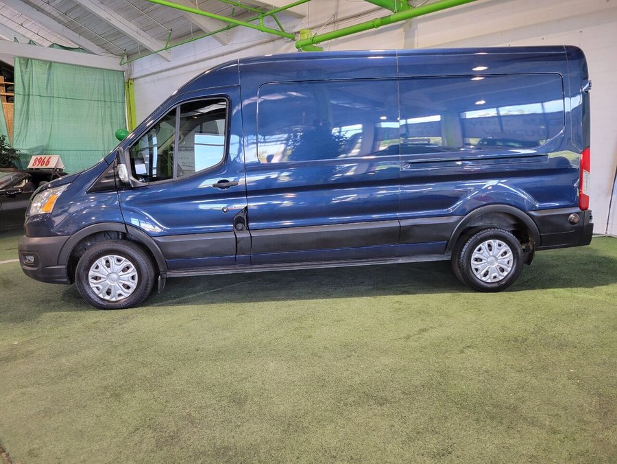 Ford Transit fourgon utilitaire T-250 PA toit moyen 130 po PNBV de 9 070 lb 2020 Bleu